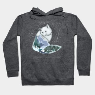 Arctic fox Hoodie